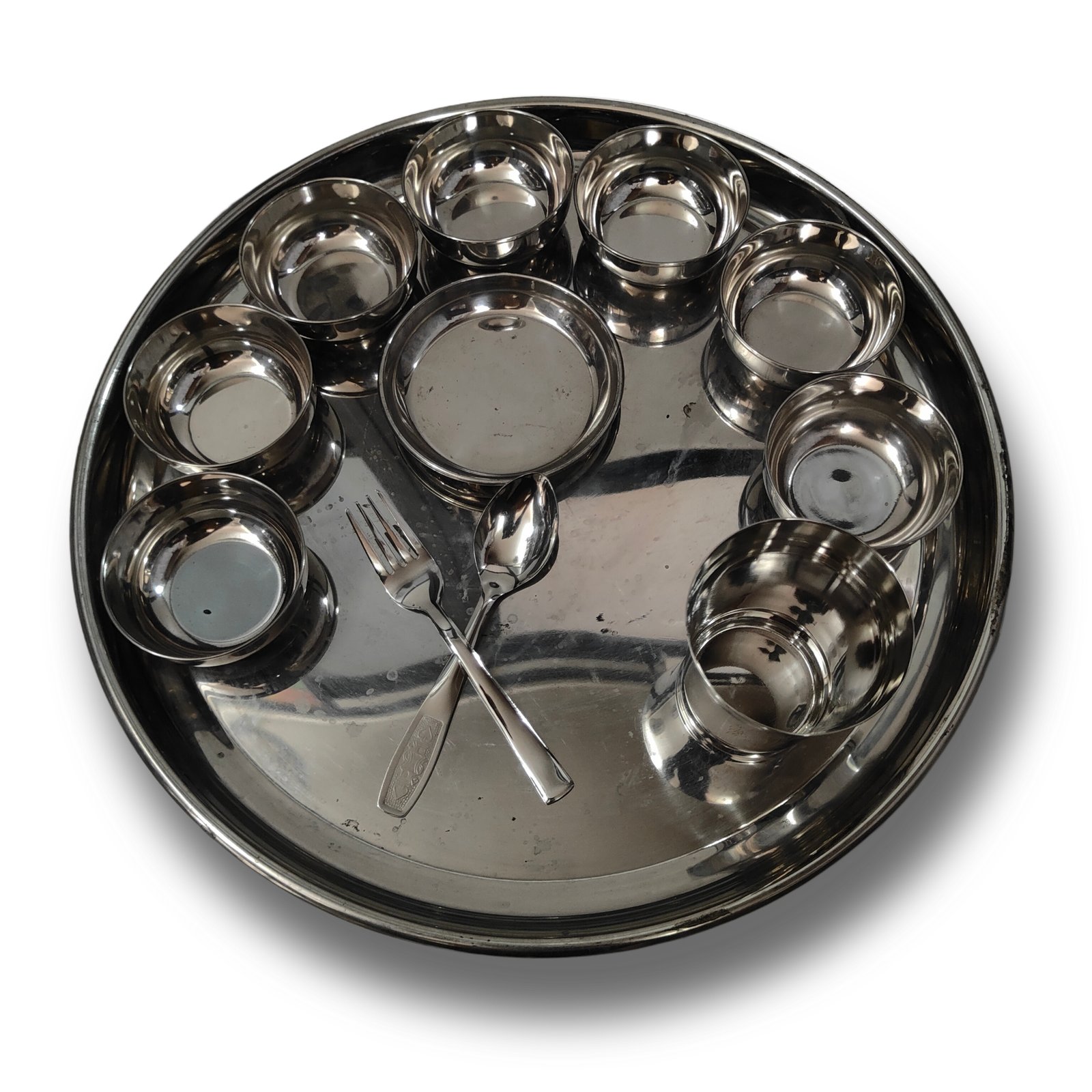 stainless steel buffet thali set manufacturer for hotel and restaurant Indian Caterers Prefer Traditional Thali Setups