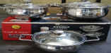 3 Pcs Belly Casserole Set - Glass Lid