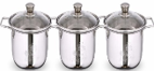 3 Pcs Dutch Oven Set - Steel Lid